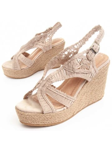 Montevita Sandalen Keilsandalen Spartsum10 in Beige