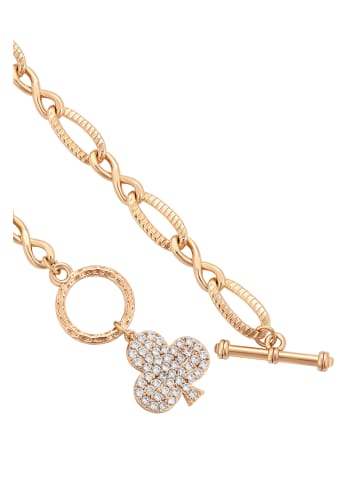 faina Women Cable Chain Link Bracelet in Rose Gold