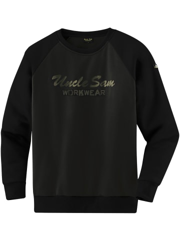 Uncle Sam Sweatshirt in schwarz in schwarz