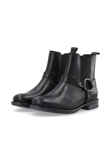 Bianco Lederstiefel in Black