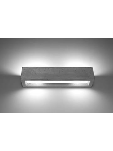 Nice Lamps Wandleuchte VEGA 50 aus Beton Grau (L)50cm (B)12cm (H)10cm