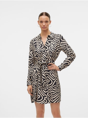 Vero Moda Hemdblusenkleid in Black
