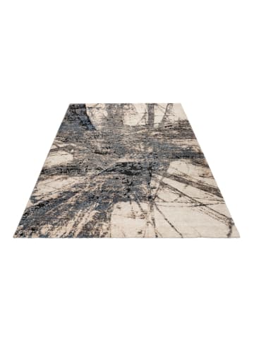 Vivorum Wohnzimmer Teppich – Webteppich Firenze 485 in blau - rechteckig