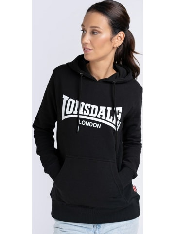 Lonsdale Hoodie "Flookburgh" in Schwarz