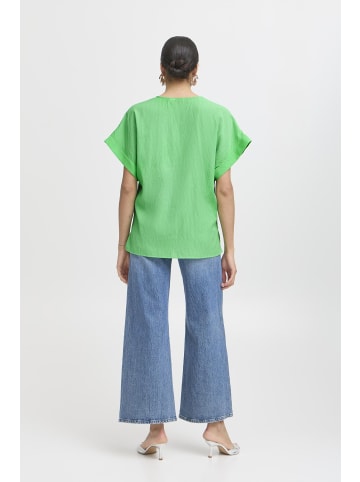 b. young Kurzarm-Bluse BYIBEEN Regular fit in Ming Green