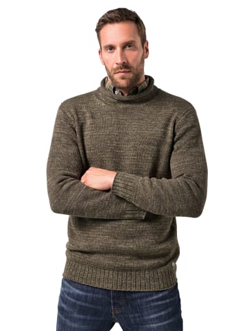 JP1880 Pullover in olivgrün