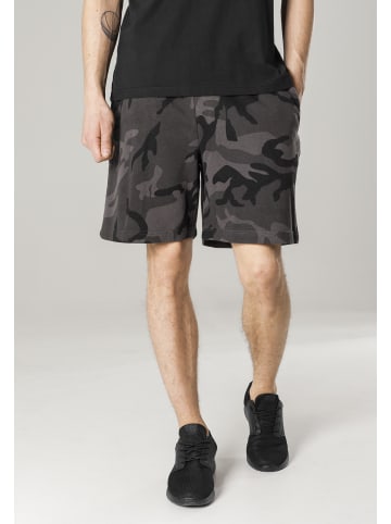 Urban Classics Sweat Shorts in Grau Flecktarn