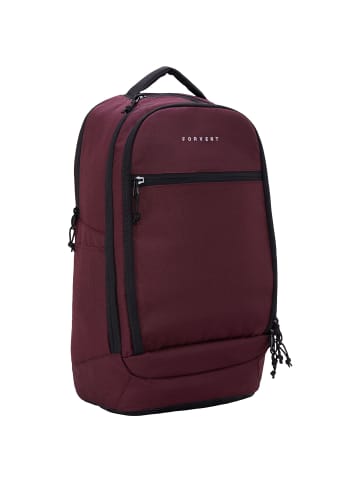 FORVERT Leo Rucksack 51 cm Laptopfach in plum