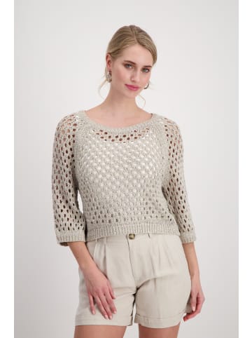 monari 3/4 Arm-Pullover in Light Sand