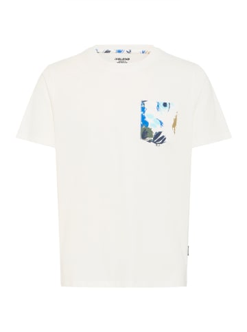 BLEND Rundhalsshirt BHJEM in weiß
