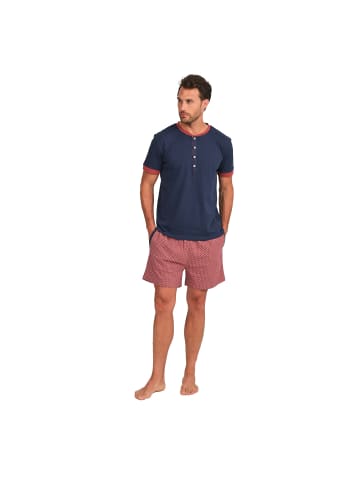 J and J Brothers Schlafanzug in Blue