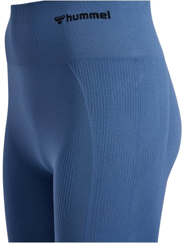 Hummel Hummel Leggings Hmltif Yoga Damen Dehnbarem Schnelltrocknend Nahtlosen in BLUE HORIZON