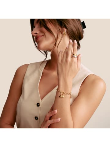 Thomas Sabo Charm-Anhänger in gold, schwarz