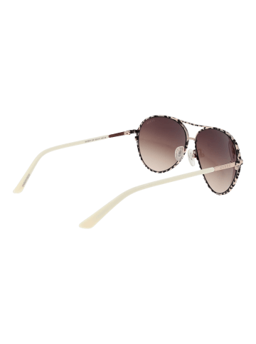 Guess Damen Sonnenbrillen Aviator Creme