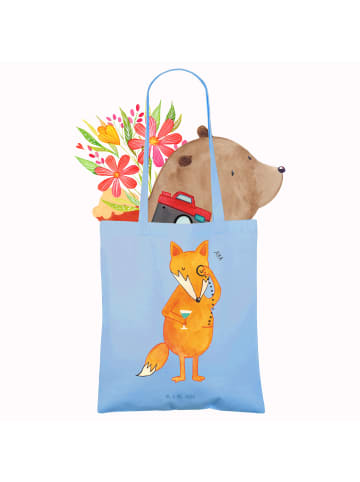 Mr. & Mrs. Panda Einkaufstasche Fuchs Lord ohne Spruch in Sky Blue