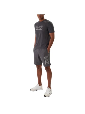 EA7 Emporio Armani Grau Baumwolle Bermudashorts