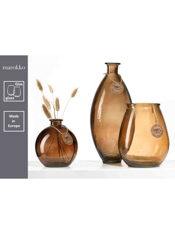 Ritzenhoff & Breker Vase Marokko 17,5 cm in braun