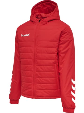 Hummel Jacke "Hmlpromo Short Bench Jacket" in Rot