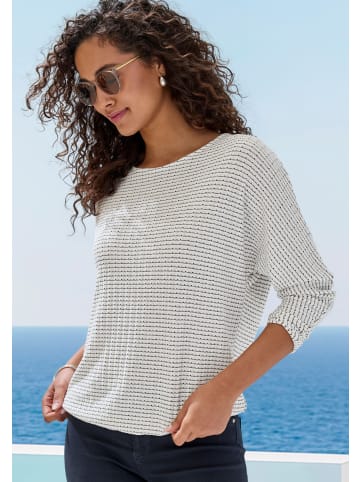 Vivance Langarmshirt in schwarz, creme