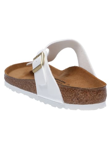 Birkenstock Tieffußbett Pantolette GIZEH BF WHITE in weiß