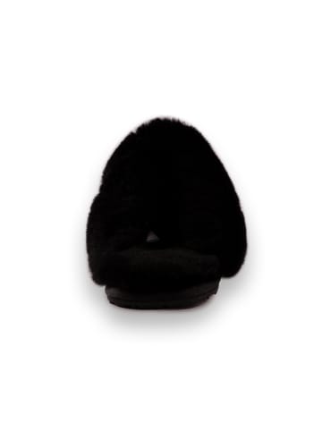 Aus Wooli Slipper Shelley in Black