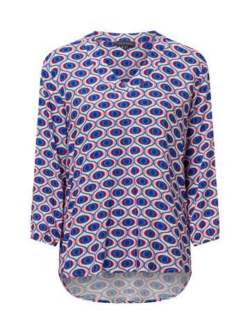 Franco Callegari Bluse Lola in blau rot - 0002