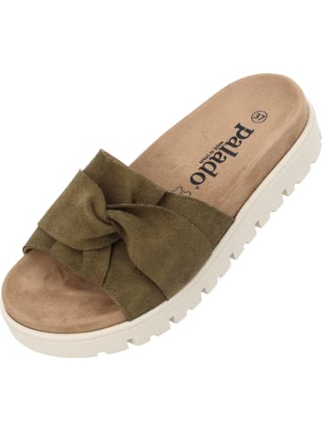 palado Plateau-Pantoletten in khaki