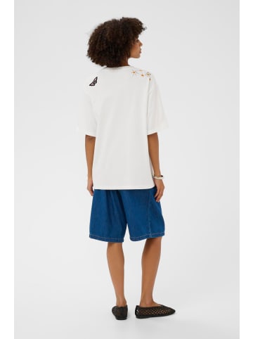 CULTURE T-shirt CUbiara Oversize fit in Spring Gardenia
