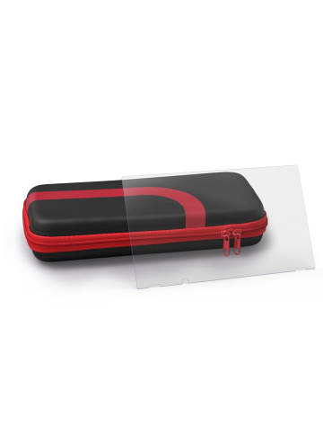 8in1-Set für Switch, Tasche, Schwarz/Rot