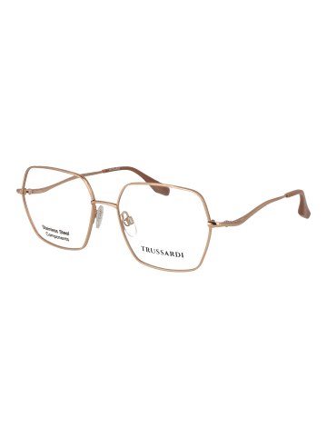 Trussardi Damen Optische Fassungen Quadrat Roségold