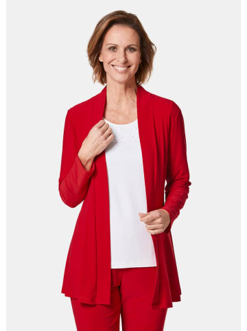 GOLDNER Jersey-Longjacke in rot