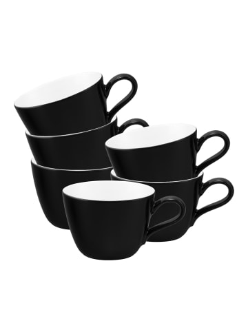 Seltmann Weiden 6er Set Kaffeetassen Life Fashion 240 ml in Glamorous Black