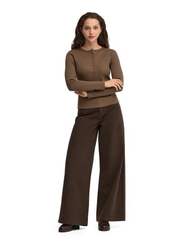 Polo Club T-Shirt WOMAN RIGBY GO ORLA LONG SLEEVE SLIM FIT in Braun