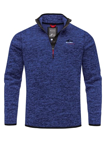 Amaci&Sons Fleecejacke AMES in Navyblau