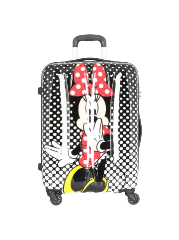 American Tourister Disney Alfatwist 2.0 - 4-Rollen-Trolley M 65/24 in Minnie Mouse Polka Dot