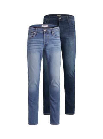 Jack & Jones Jeans 'Glenn' 2er Pack in blau