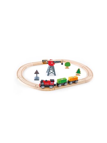 Hape  Holzeisenbahn Frachtlieferung-Eisenbahn, Kreis, ab 3 Jahre
