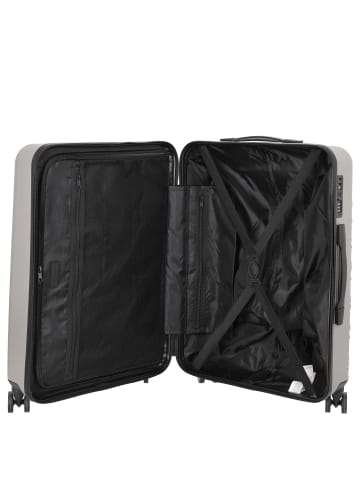 Valentino Bags Mars Carry On - 4-Rollen-Trolley M 65 cm (silber) in silver