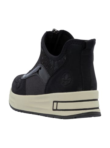 rieker Sportliche Slipper in Schwarz