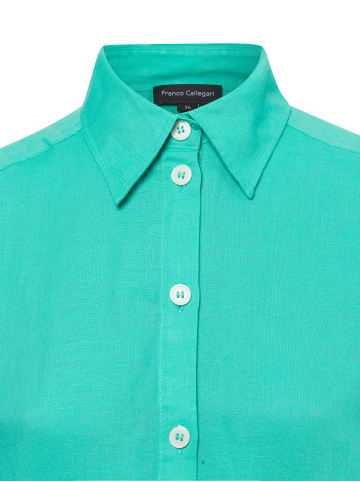 Franco Callegari Bluse Gudrun in türkis - 0005