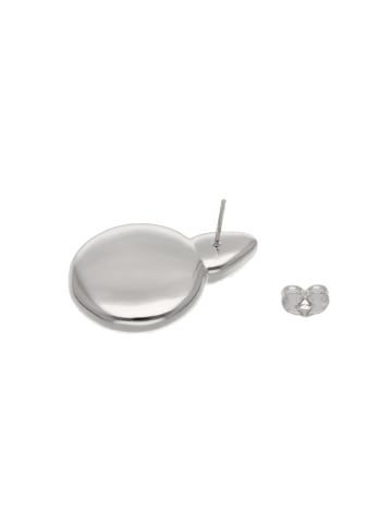 myMo at night Women Earrings With Butterfly Clutch in Silver