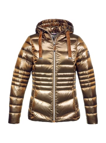 DOLOMITE W CORVARA SATIN HOOD JACKET in Braun