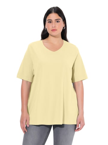 Ulla Popken Shirt in blassgelb