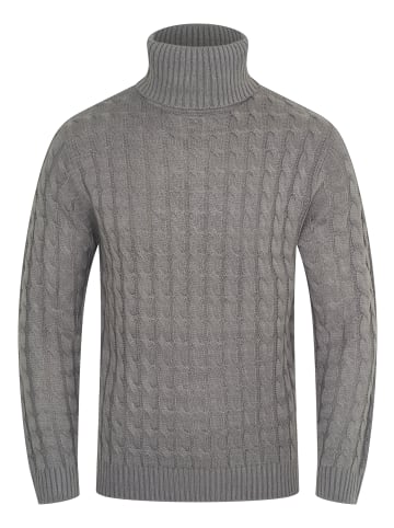 SOULSTAR Strickpullover - S2RECIFE Grobstrickpullover Rollkragen Strick-Pulli in Grey