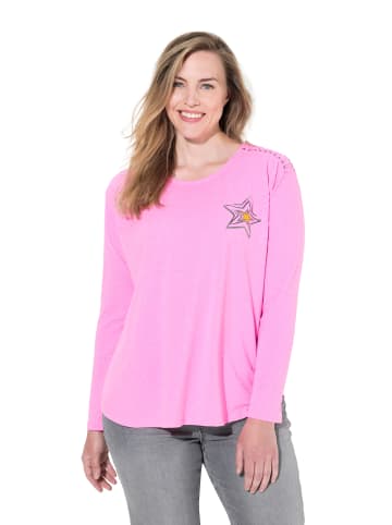 LAURASØN Longsleeve in neon pink