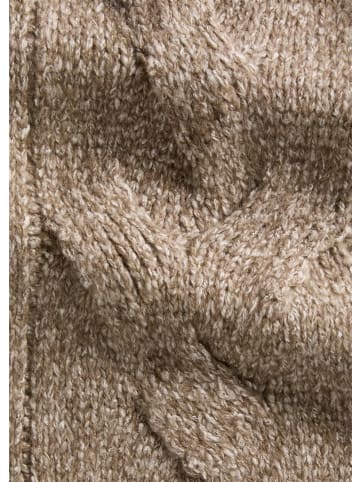 Marc O'Polo Zopfstrickschal in Dark Brown