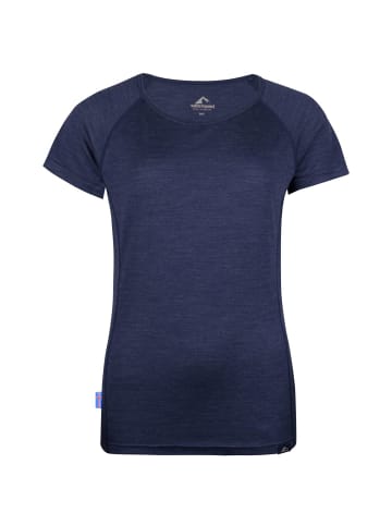 Westfjord T-Shirt "Askja" in Marineblau