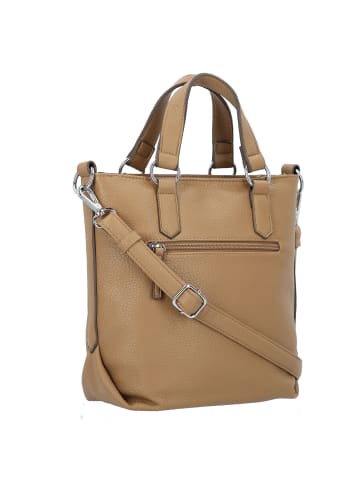 Tom Tailor Olive Shopper Tasche 26 cm in camel