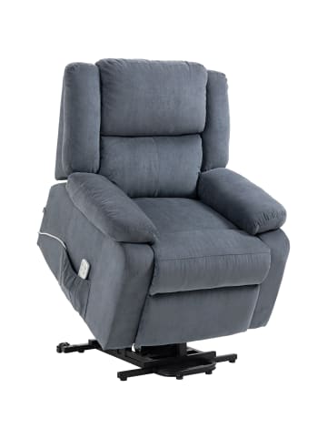 HOMCOM Aufstehsessel-91L x 93B x 105H cm-Grau