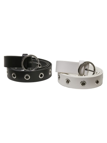 Urban Classics Belts in black/white
